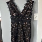 Just Me  Black Lace Dress Photo 0