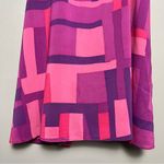 Alice + Olivia  Geometric Silk Mini Dress Women’s Size S Y2K Mod Colorblock Photo 4