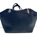 Michael Kors black Saffiano Leather Satchel Bag Shoulder Purse Photo 2