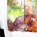 Studio 1940 Plus Size 14/16 Skirt Handmade Tie Dye Eyelet Hem Green Orange 1339 Photo 6