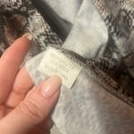 Tickled Teal  Snakeskin Print Open Front Vest. Heavyweight. Photo 5