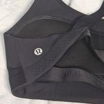 Lululemon  Size 4 Women’s Adapt the Strap Bra Sports Black Medium Support Photo 2