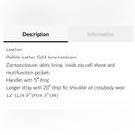 Coach  Pebble Leather Kelsey Satchel Purse; excellent condition Photo 13