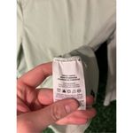 Nike  Seafoam Green Ribbed Quarter Sleeve Mockneck Top Sz Medium Photo 4