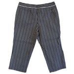 Venezia Black and White Stripe Capris Size 18 Photo 2