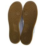 Nike  Air Force 1 Men's White Leather Low Top Lace Up Athletic Sneakers Shoes 13 Photo 4