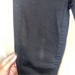 Mother The Looker Ankle Fray in Guilty Party Racer Black Skinny Jeans Size: 25 Photo 12