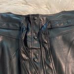 OLIA Black Leather (look like Skirt) but not leather size Xl length 19” Photo 11