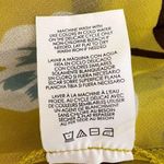 CAbi Simone Dazzle 3782 Cami Lined Floral Print Peplum 2 Pc Blouse Yellow size S Photo 8