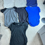 Old Navy Lot of maternity short sleeve T shirts basics short sleeve tees neutrals medium Photo 0