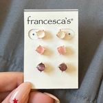 Francesca's 3 Stud Earrings Set Photo 0