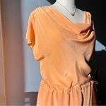 The Letter• 100% silk tangerine dress•sz L Orange Size L Photo 2