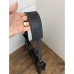 BCBGMAXAZRIA Black Leather Shoulder Bag Womens Stylish Chic Hobo Purse Photo 4