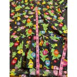 Womens Butter Soft Christmas Holiday Light Blub Medical Scrubs Size XS Uniform Black Photo 5