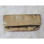 Victoria's Secret VICTORIA’S SECRET Gold Sequin Zip-Up Makeup Bag/Clutch Purse Photo 0