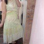 Sigrid Olsen  maxi skirt tiered boho size 8 Photo 3