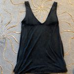 ZARA  | Beaded Black Side Slit Top Small Photo 4