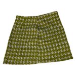 Urban Outfitters Houndstooth Mini Skirt Women’s XS Green Eclectic Grandpa NWT Photo 1