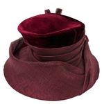 Peter Bettley New! Red straw fascinator dress hat Photo 4