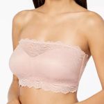 Spanx Undie-Tectable Bandeau Bra XS Pink Lace Strapless NWT Photo 0