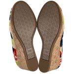 Toms  Women's Stella Peep-Toe Wedge Sandals Multi Floral Size 6.5 Photo 5