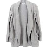 Barefoot Dreams  Cozychic Lite Gray Circle Cardigan Sz M Photo 0