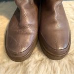 Frye  Gemma Tall Shearling Gray Leather Winter Boots Photo 2