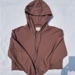American Eagle Cropped Hoodie Zip-Up Photo 0