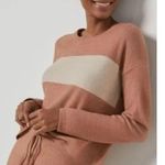 Anthropologie Saturday Sunday Clara Colorblocked Sweater Size XL Pink Purple Photo 5