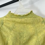 Free People  Movement Women's Yellow Mock Neck Long Sleeve‎ Textured Top Size M/L Photo 8