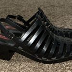 Melissa  Black Disco High Jelly Heel Sandals woman size 9 worn once like new Photo 1
