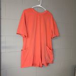 Free People Movement FP Movement Hot Shot Tee Romper in Neon Coral Women’s Sz Medium Athletic Romper Photo 3