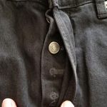 Free People  Maggie Mid-Rise Straight-Leg Jeans in Washed Black 100% Cotton Sz 26 Photo 4