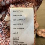 Pilcro and the Letterpress Pilcro by Anthropologie Pink Sasha Smocked Long Sleeve Button Down Top Women’s S Photo 12