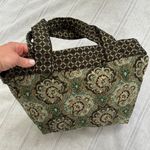 Handmade  Quilted Tote Bag in Paisley Print Photo 6