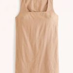 Abercrombie & Fitch Abercrombie Brown Linen Blend Mini Dress Photo 0