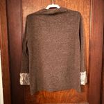 Trisha Tyler Brown Faux Fur Trim Sweater Size M Size M Photo 2