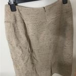 Joseph Abboud Wool Tweed Pencil Skirt Lined Beige Women’s Size 8 (42) Italy NEW Tan Photo 2