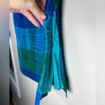 Talbots Sleeveless Blouse 100% Silk Jewel Toned Striped Women’s Size 2P (Petite) Photo 4