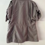Loft |Women's Short Sleeve Utility Jacket in Gray Photo 3