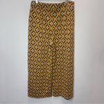 Cider  Size 32 Patterned Knit Fabric Pants Wide Leg Groovy 79s Floral Print Photo 7