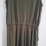 Sleeveless Women's Pocketed Green Jogger Jumpsuit M Size M Photo 5