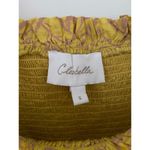 Cleobella  Luna Mini Dress Camellia Print $208 Organic Cotton Smocked S EUC Photo 7