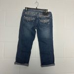 Miss Me  Jeans Womens Size 29 Capri Embellished Rhinestone Studded Pocket Photo 4