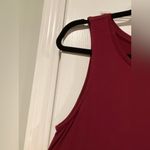 Old Navy NWT Luxe Size S Burgundy Scoop Neck Soft Flowy Stretch Tunic Tank Top Photo 4