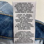 BBJ Los Angeles Women’s Distressed Button Fly Cropped Jeans Size 7/28 ( Juniors) Blue Photo 5