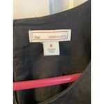 Gap  Womens Size 6 Sleeveless Black Dress Pleated Skirt Rayon/Spandex Crewneck Photo 2