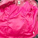 Queen of Sparkles Butterfly Pink Sequin Blazer Size XS Photo 4