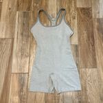 SKIMS  Grey Outdoor Basics Mid-Thigh Bodysuit Photo 1