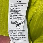 Old Navy Womens Ribbed Front Keyhole Cutout Back One Piece Swimsuit Green Small Photo 4